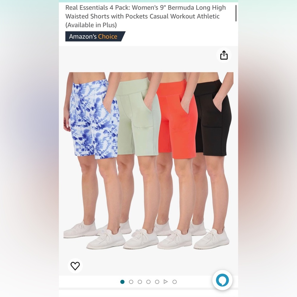 Set of 4 long shorts